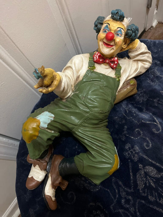 Vintage Clown Figurine