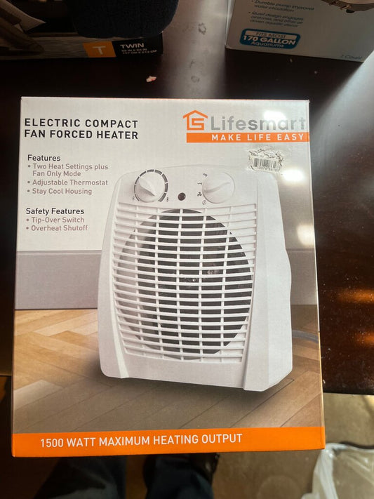 Lifesmart Electric Compact Fan Forced Heater