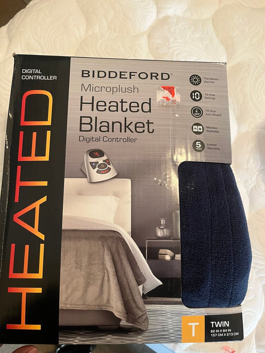 Biddeford Microplush Heated Blanket