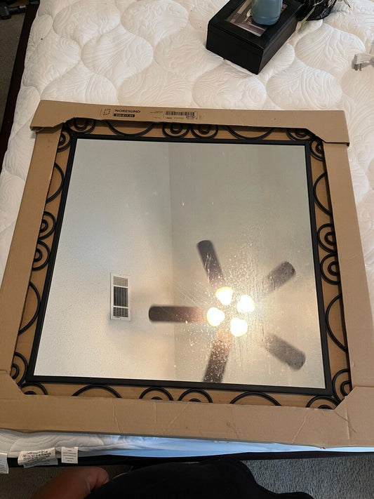 Black Framed Wall Mirror