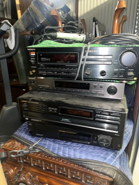 Sony 6-Disc CD Changer and Receiver System