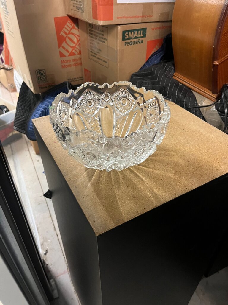 Vintage Cut Glass Bowl