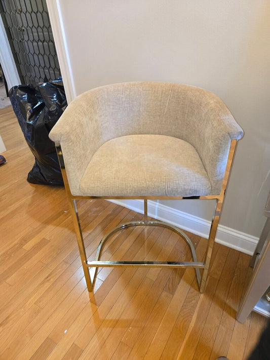 Modern Upholstered Bar Stool