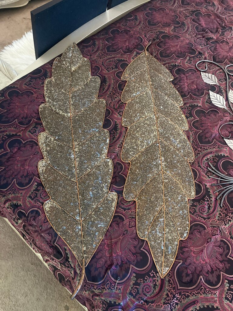 Decorative Metal Leaf Wall Art