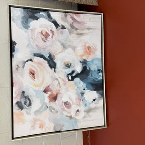 Abstract Floral Canvas Wall Art