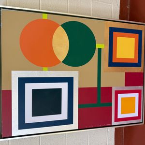 Abstract Geometric Painting
