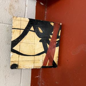Abstract Mixed Media Wall Art