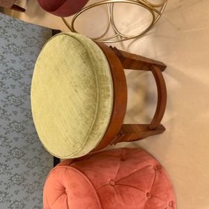 Antique Vanity Stool - Louis XV Style
