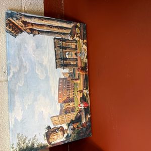 Architectural Capriccio of Roman Ruins Painting