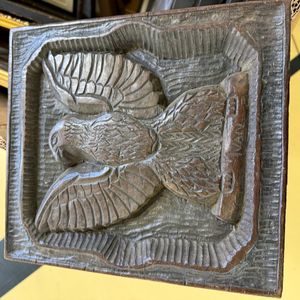 Carved Wooden Eagle Plaque