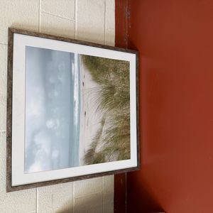 Framed Beach Landscape Photograph