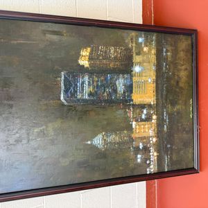 Impressionist Cityscape Oil Painting