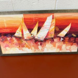 Impressionist Sailboat Painting by Duaiv