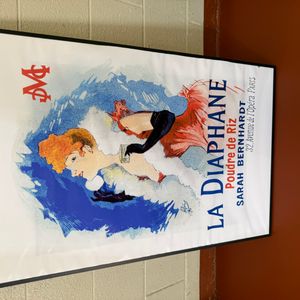 La Diaphane Poudre de Riz Poster by Sarah Bernhardt
