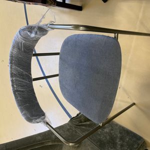 Modern Upholstered Dining Chair with Metal Frame