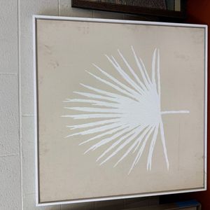 Palm Leaf Impasto Canvas Art